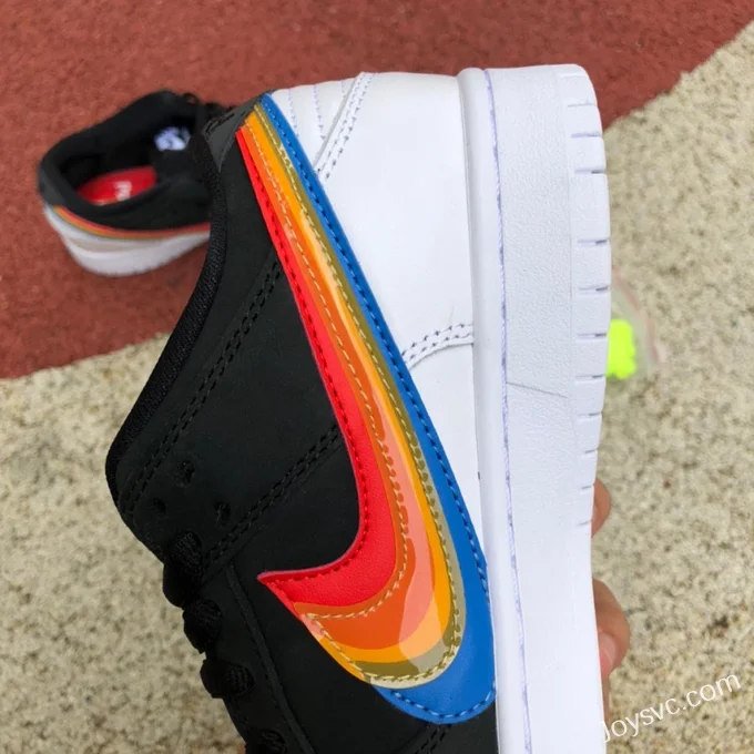 Polaroid x Nike SB Dunk Low Black Rainbow DH7722-001