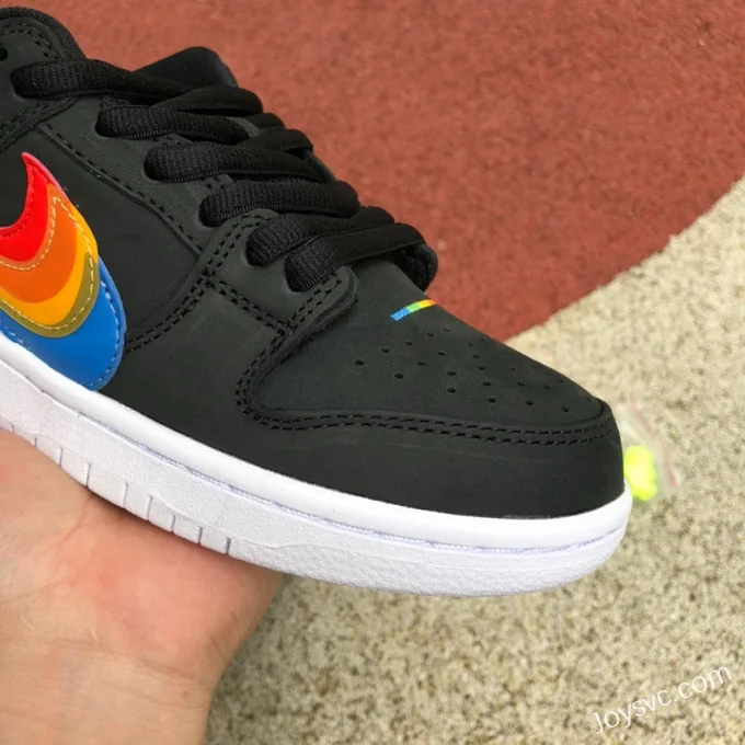 Polaroid x Nike SB Dunk Low Black Rainbow DH7722-001