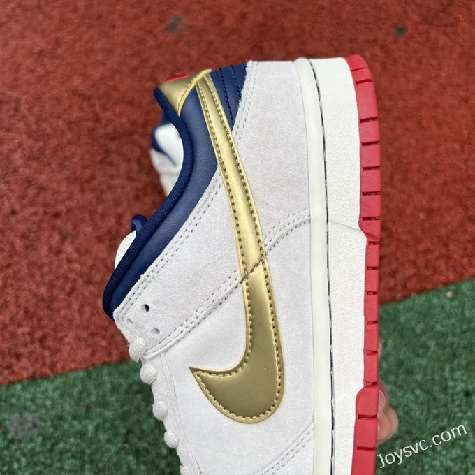 Nike SB Dunk Low Pro Old Spice White Blue Gold 304292-272