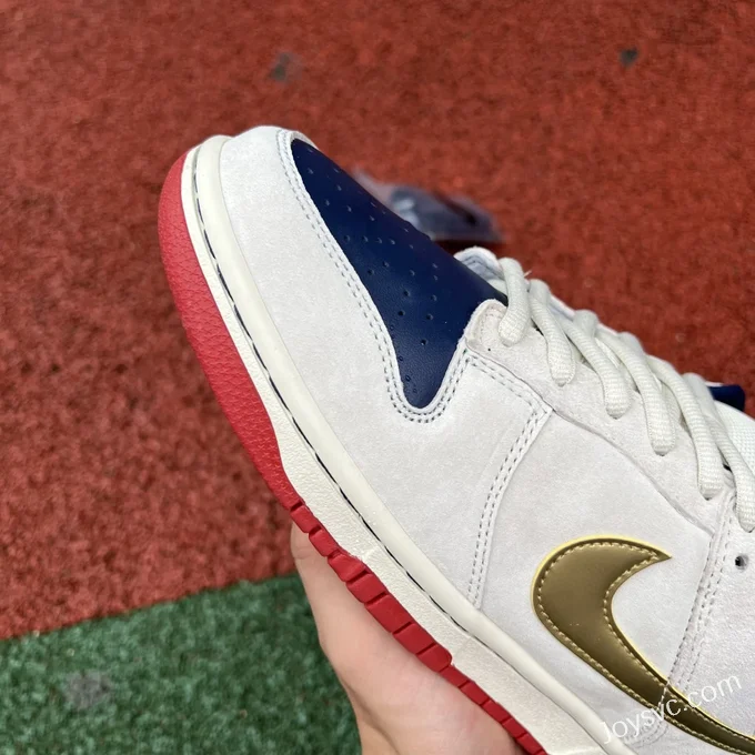 Nike SB Dunk Low Pro Old Spice White Blue Gold 304292-272