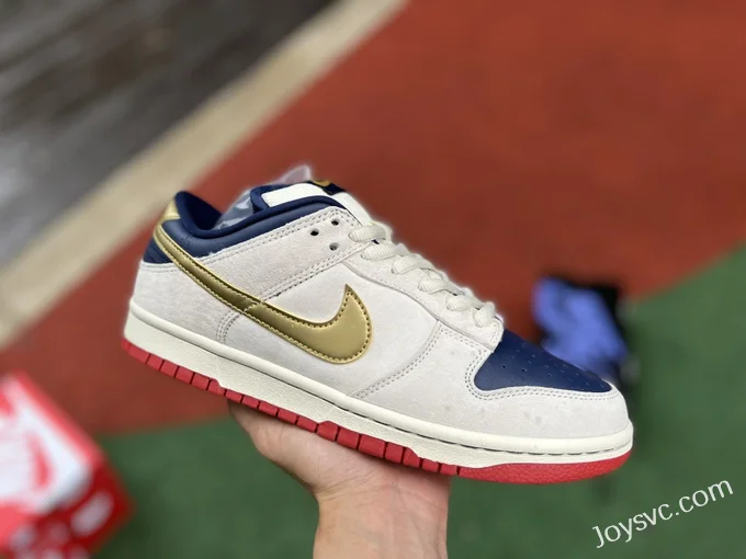 Nike SB Dunk Low Pro Old Spice White Blue Gold 304292-272