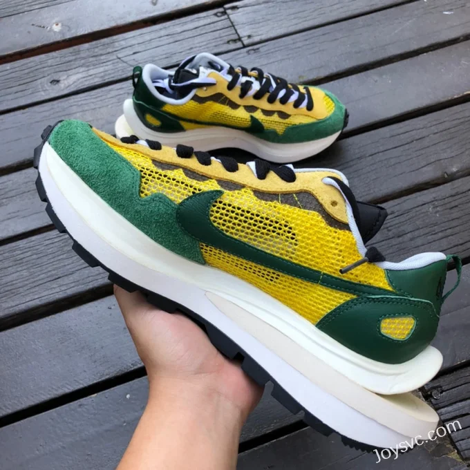 Nike x Sacai Vaporwaffle Yellow Green CV1363-700