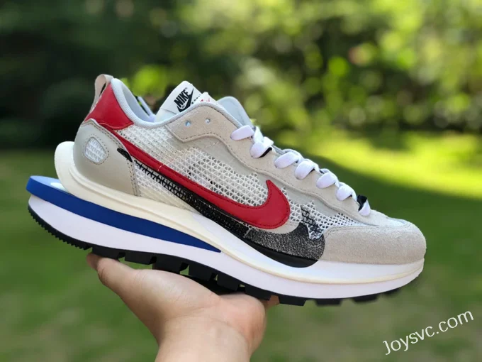 Nike x Sacai Vaporwaffle White Blue Red CV1363-100