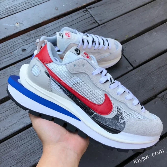 Nike x Sacai Vaporwaffle White Blue Red CV1363-100