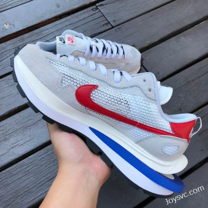 Nike x Sacai Vaporwaffle White Blue Red CV1363-100