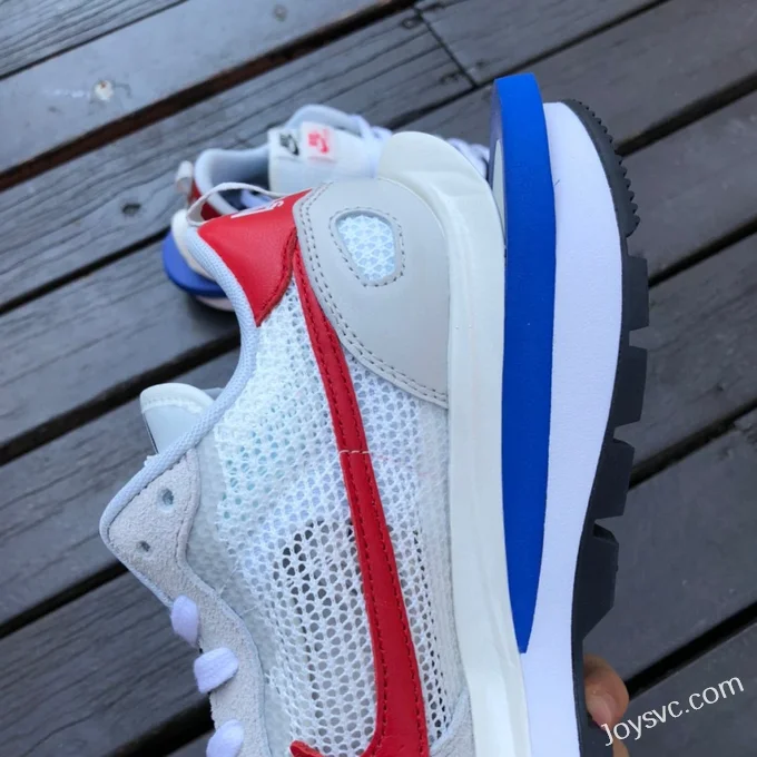 Nike x Sacai Vaporwaffle White Blue Red CV1363-100