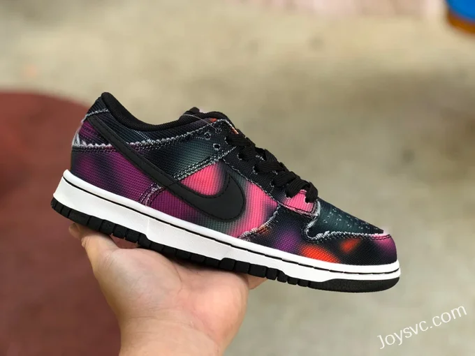 Nike Dunk Low Black Purple Graffiti DM0108-002