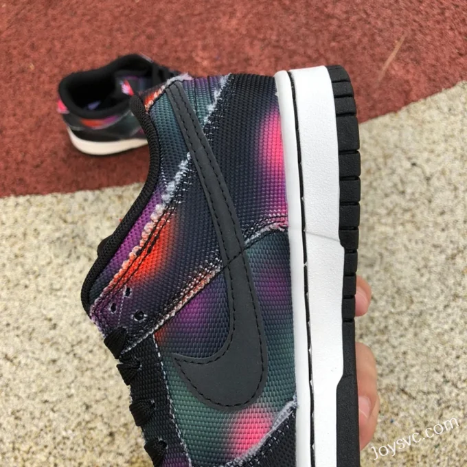 Nike Dunk Low Black Purple Graffiti DM0108-002