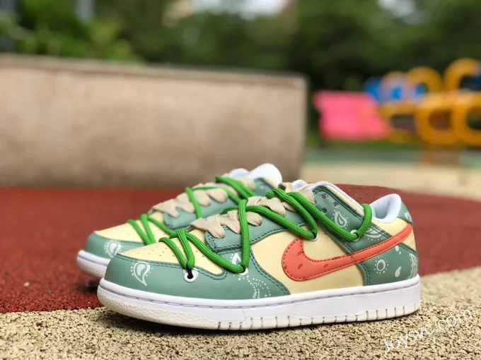 Nike Dunk Low Yellow Green Paisley DH9765-100