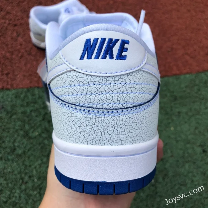 Nike Dunk Porcelain SB White Blue Crackle Retro Sneakers CJ6884-100