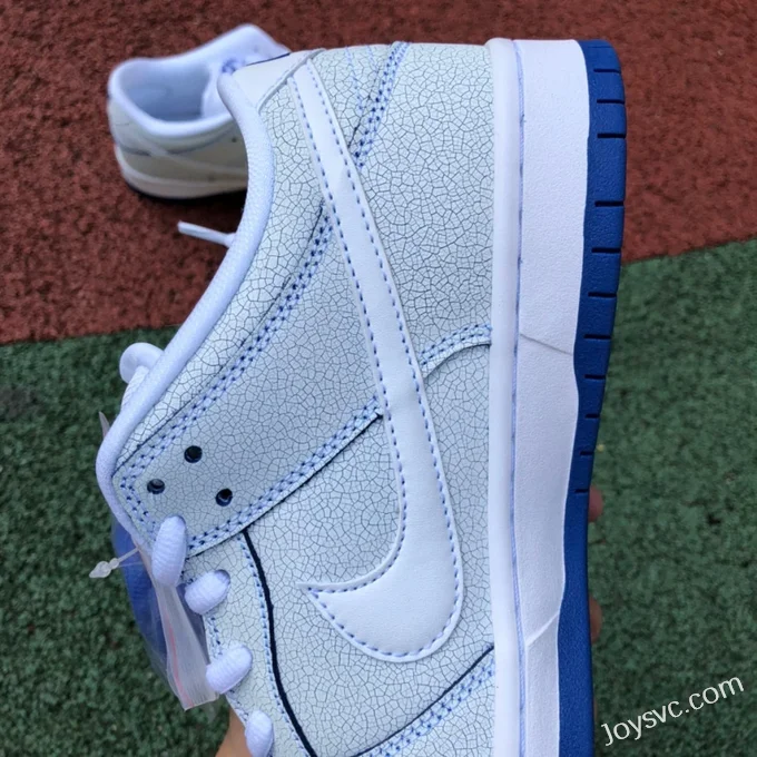 Nike Dunk Porcelain SB White Blue Crackle Retro Sneakers CJ6884-100