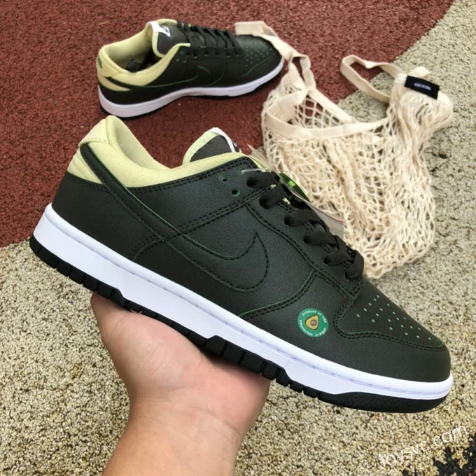 Nike Dunk Low LX Avocado Green Scratch Off Retro Sneakers DM7606-300