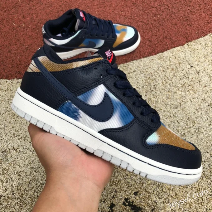 Nike Dunk Low Retro Navy Tie-Dye DM0108-400