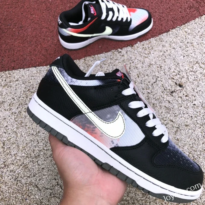 Nike Dunk Low Retro Black Red Graffiti DM0108-001