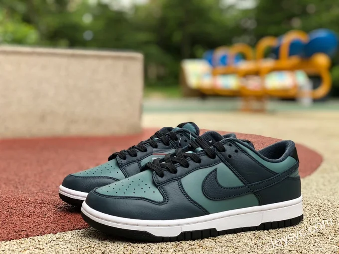 Nike Dunk Low Black Dark Green DR9705-300