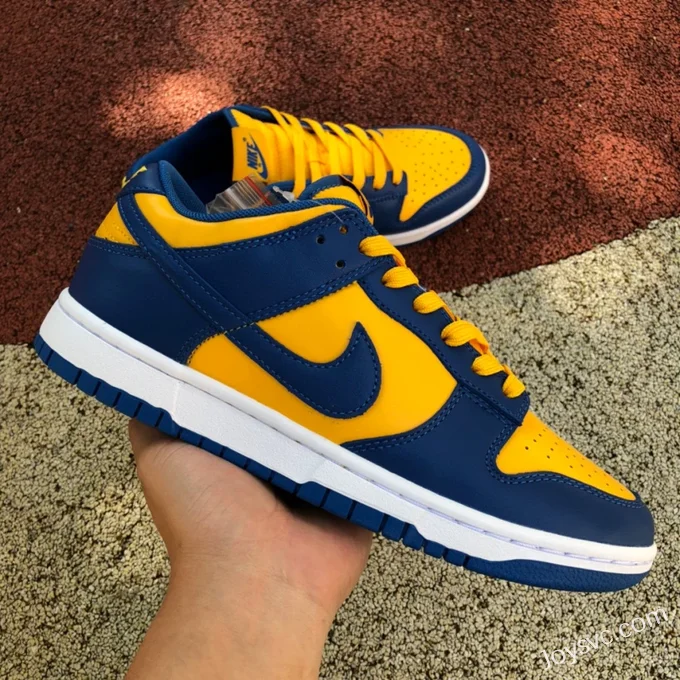 Nike Dunk Low Warriors Royal Blue Gold DD1391-402