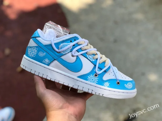 Nike Dunk Low White Blue Paisley DD1503-109