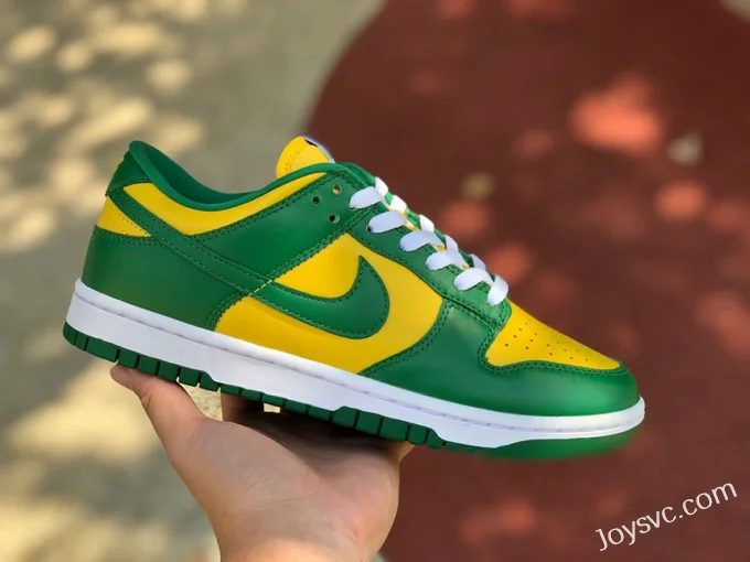 Nike Dunk Low SP Brazil Yellow Green Casual Sneakers CU1727-700