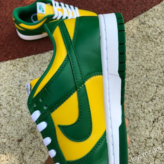 Nike Dunk Low SP Brazil Yellow Green Casual Sneakers CU1727-700