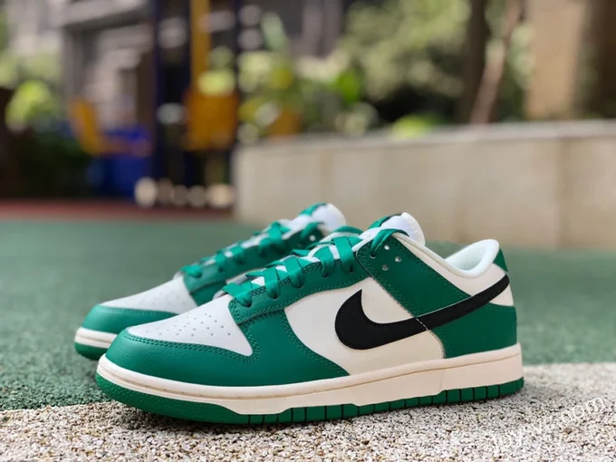 Nike Dunk Low Lottery White Green Black DR9654-100