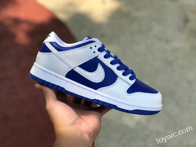 Nike Dunk Low Retro White Blue Racing Blue Retro Sneakers DD1391-401