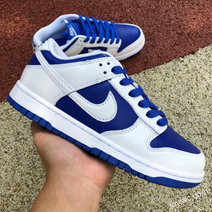 Nike Dunk Low Retro White Blue Racing Blue Retro Sneakers DD1391-401