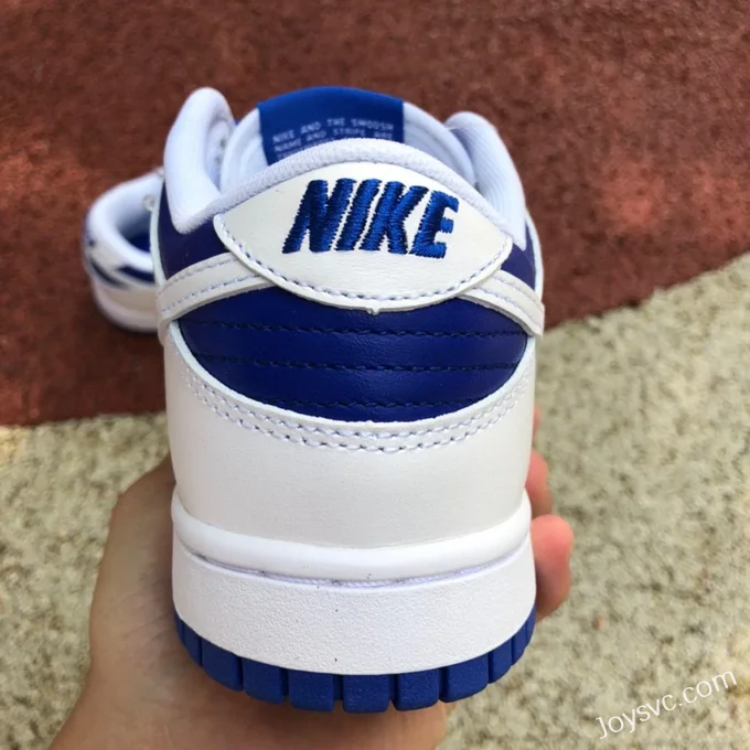 Nike Dunk Low Retro White Blue Racing Blue Retro Sneakers DD1391-401