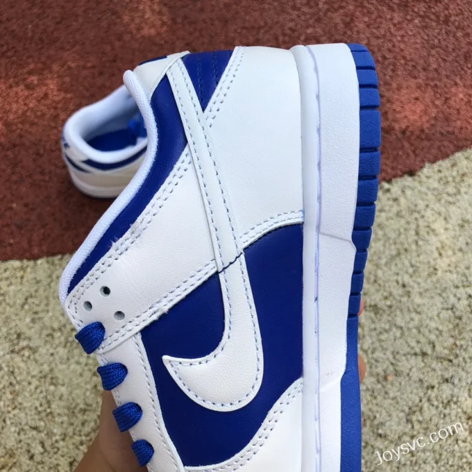 Nike Dunk Low Retro White Blue Racing Blue Retro Sneakers DD1391-401