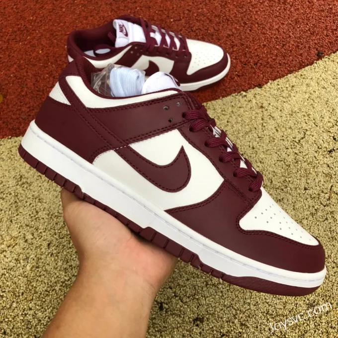 Nike Dunk Bordeaux Red White Retro Low-Top Sneakers DD1503-108