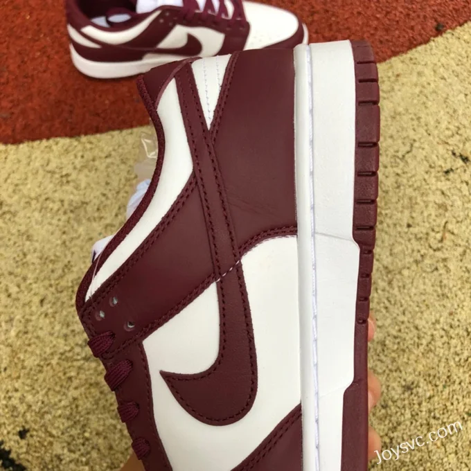 Nike Dunk Bordeaux Red White Retro Low-Top Sneakers DD1503-108