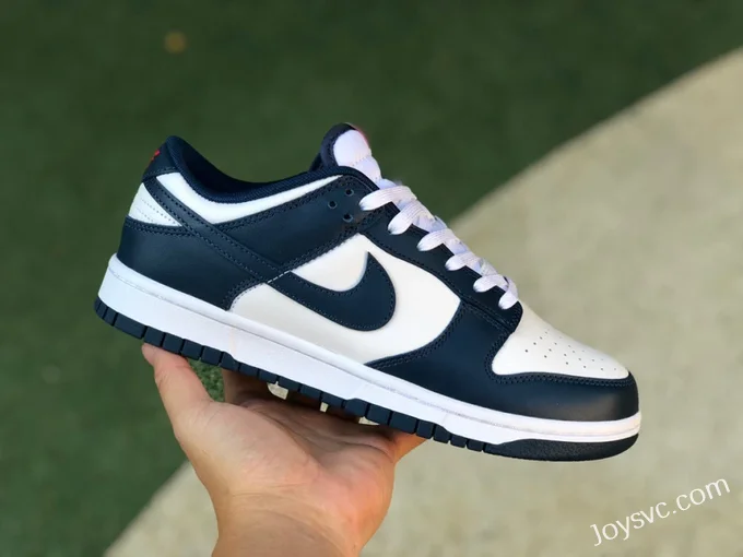 Nike Dunk Low Retro White Navy Casual Sneakers DD1391-400