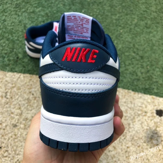 Nike Dunk Low Retro White Navy Casual Sneakers DD1391-400