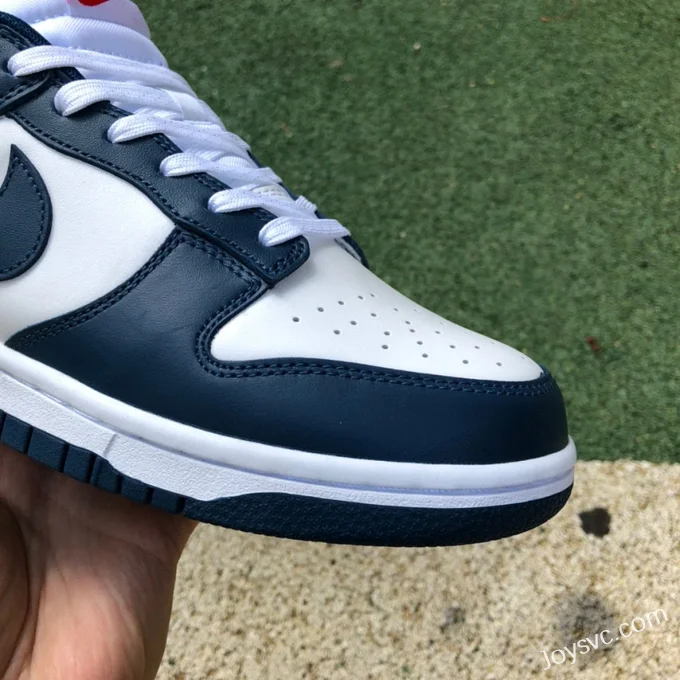 Nike Dunk Low Retro White Navy Casual Sneakers DD1391-400