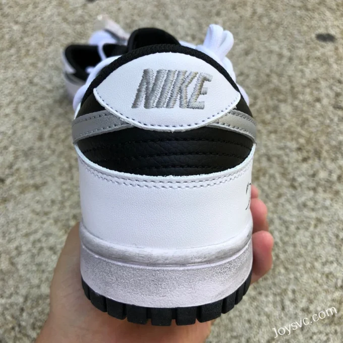 Futura x Nike Dunk Low SB Black White Deconstructed Skate Shoes DJ6188-002