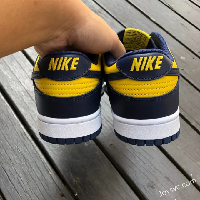 Nike Dunk Low Michigan Blue Yellow Retro Sneakers DD1391-700