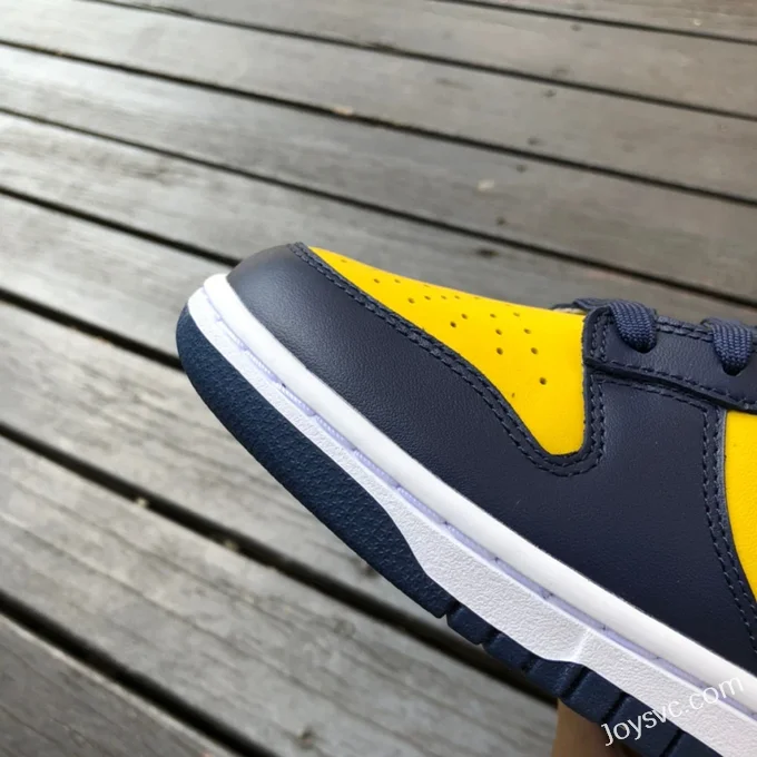 Nike Dunk Low Michigan Blue Yellow Retro Sneakers DD1391-700