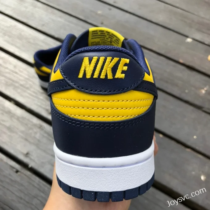 Nike Dunk Low Michigan Blue Yellow Retro Sneakers DD1391-700