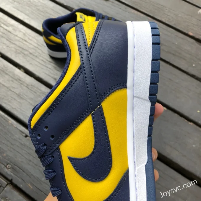 Nike Dunk Low Michigan Blue Yellow Retro Sneakers DD1391-700