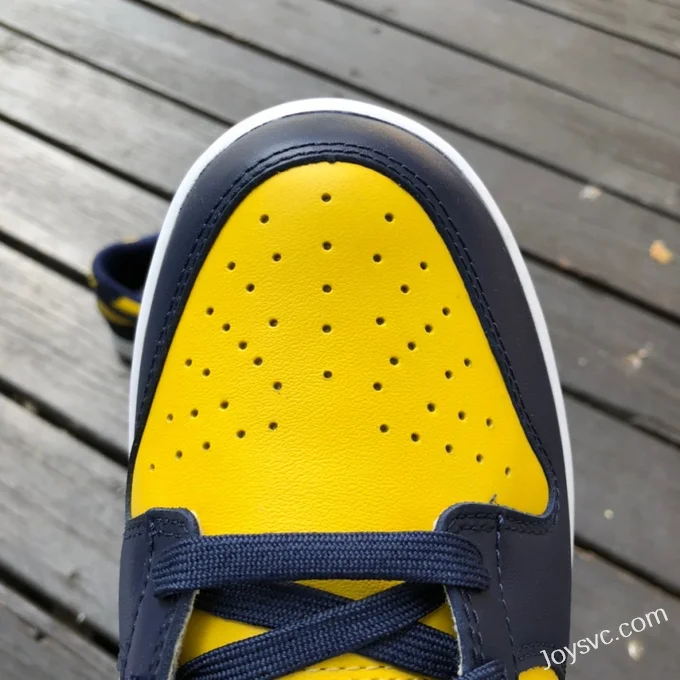 Nike Dunk Low Michigan Blue Yellow Retro Sneakers DD1391-700