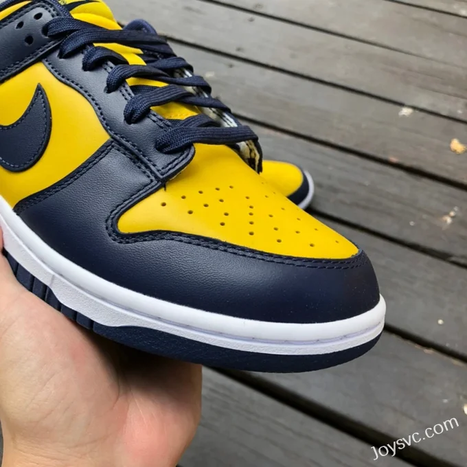 Nike Dunk Low Michigan Blue Yellow Retro Sneakers DD1391-700