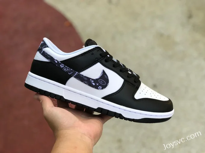 Nike Dunk Low Black White Paisley DH4401-100