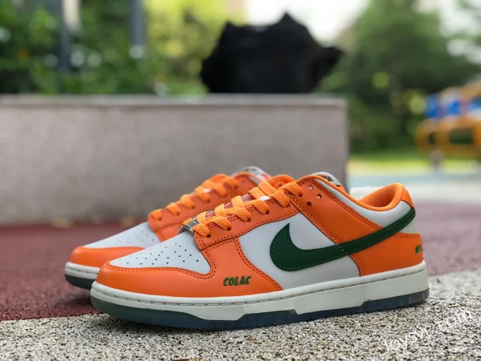 Nike Dunk Low Retro White Orange Green DR6188-800