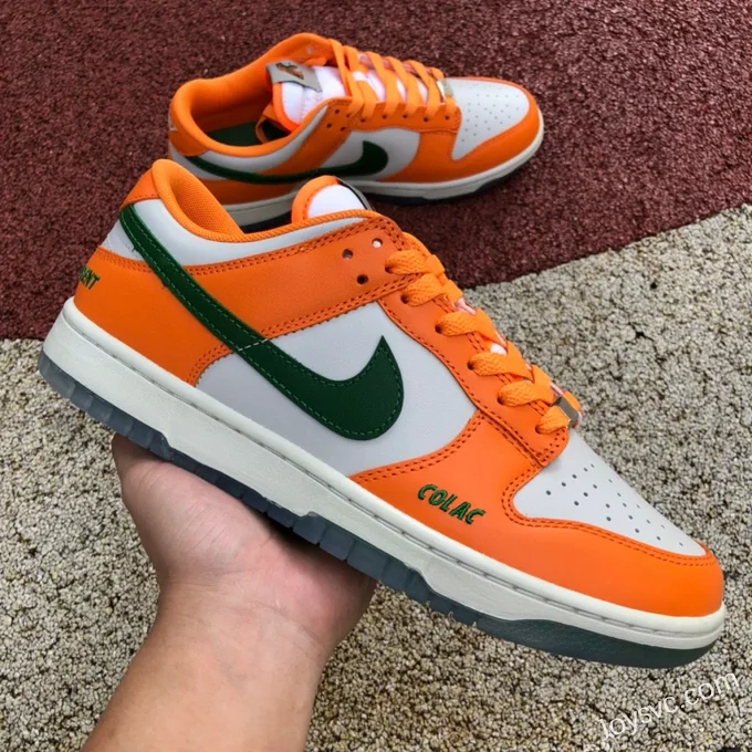 Nike Dunk Low Retro White Orange Green DR6188-800