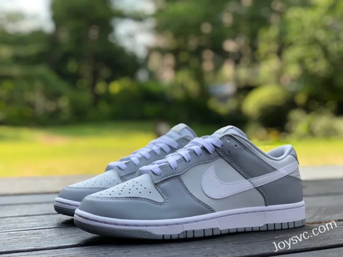 Pure Original Nike Dunk Low Grey White Retro Sneakers DJ6188-001