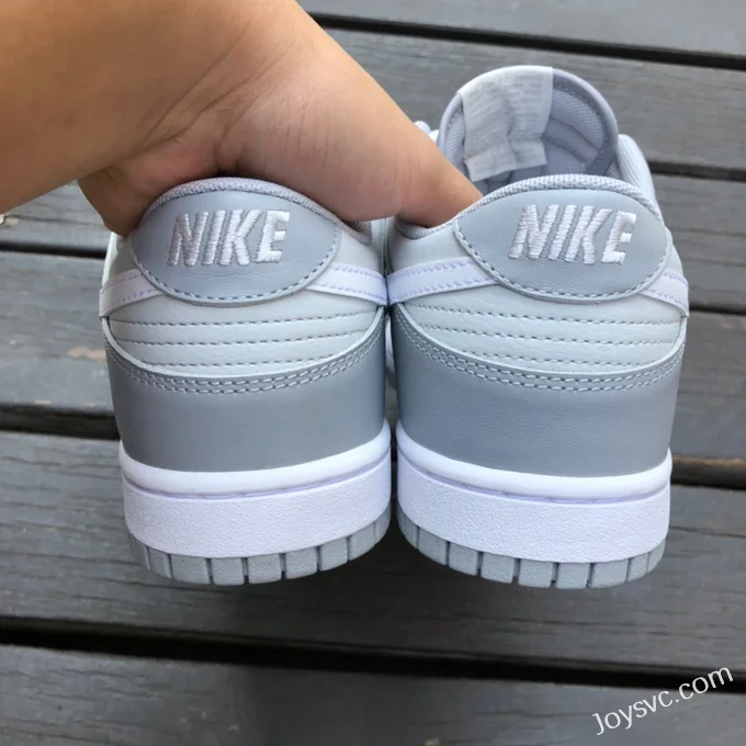 Pure Original Nike Dunk Low Grey White Retro Sneakers DJ6188-001