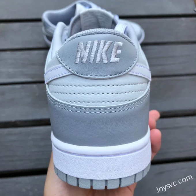 Pure Original Nike Dunk Low Grey White Retro Sneakers DJ6188-001