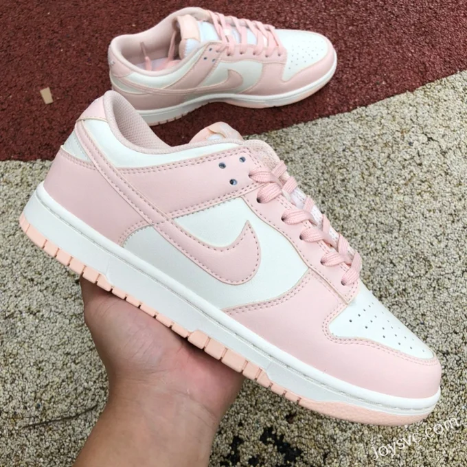 Nike Dunk Low Peach White Pink Women's Casual Sneakers DD1503-102