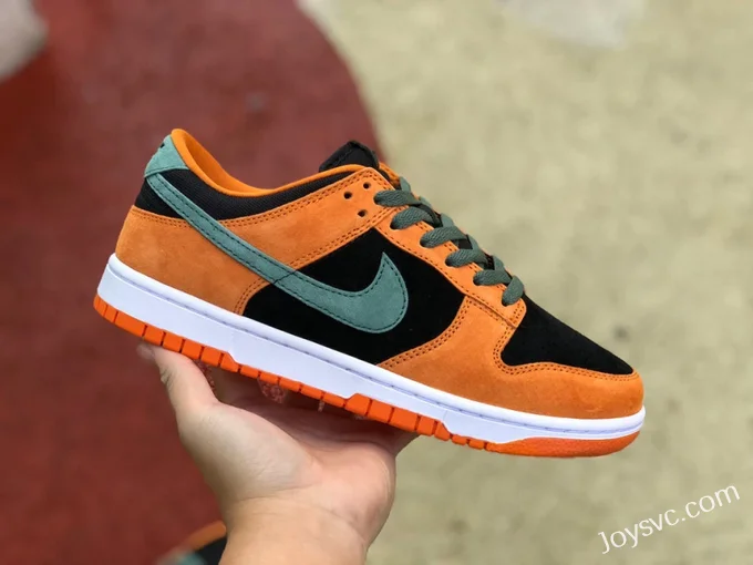 Nike Dunk Low SP Black Orange Pumpkin Retro Sneakers DA1469-001