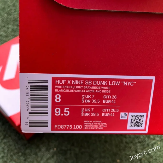 HUF x Nike SB Dunk Low NYC FD8775-100