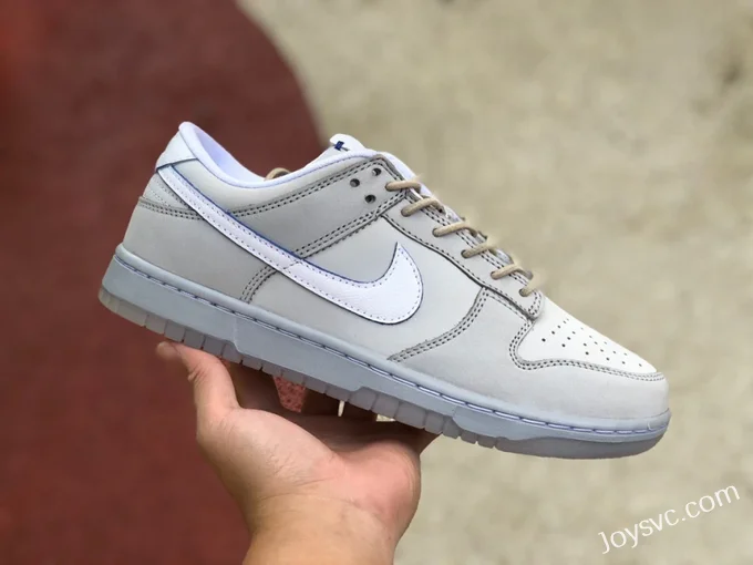 Nike Dunk Low Grey White Men's Low-Top Casual Sneakers DX3722-001